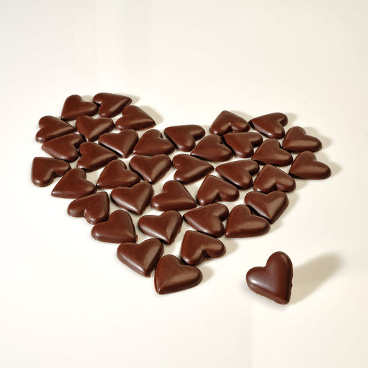 Dark Chocolate Mocha Hearts